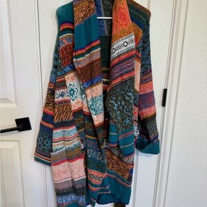Free People Multicolor Patterned Women's Sweater